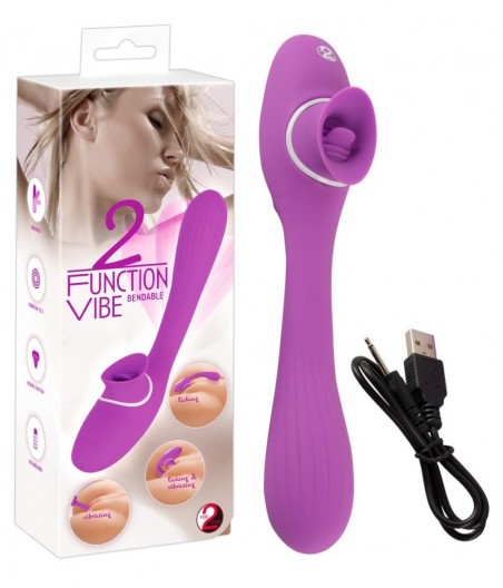 Vibratore pieghevole a 2 funzioni