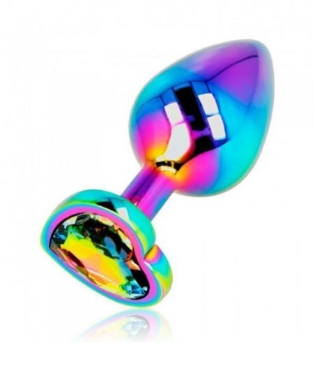 Plug Anale Cuore Iridescente M